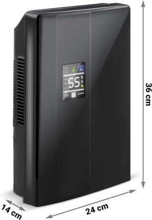Осушувач повітря Berdsen BR-20A, 800 мл, 25 Вт, білий/сірий, абсорбер вологи