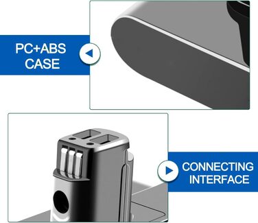 Акумулятор Bonadget 5000mAh для пилососа Dyson DC31/DC34/DC35/DC44 Тип A, замінний акумулятор 917083-01
