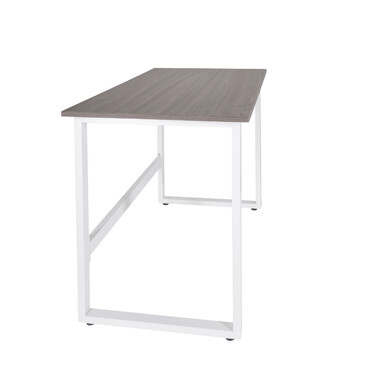 Письмовий стіл / Комп'ютерний стіл WORKSPACE LIGHT I 120 x 60 см, сірий / білий, hjh OFFICE