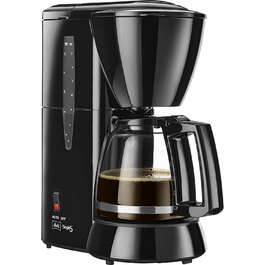 Кавоварка крапельна Melitta Single5, скляна колба, 5 чашок, чорна, з функцією захисту від крапель