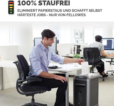 Fellowes Aktenvernichter High Security P5: Шредер для офісу, Microcut, 30л кошик, 2000 частинок/лист