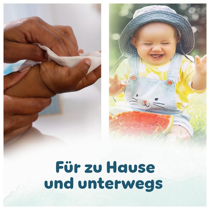 Дитячі вологі серветки Pampers Harmonie Protect & Care, гіпоалергенні, без ароматизатора, 792 шт (18 упаковок по 44 шт)