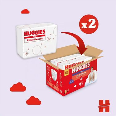 Підгузки-трусики Huggies Pants Disney, розмір 6, 96 шт. (2х48), місячний запас