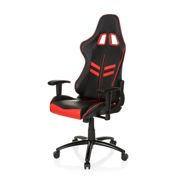 Ігрове крісло / Офісне крісло LEAGUE PRO Штучна шкіра Чорний / Червоний HJH OFFICE