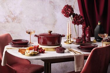 Le Creuset Signature Казанок з чавуну з кришкою, овальний, 29 см, 7,5 л, для всіх типів плит, включаючи індукцію, колір Chambray