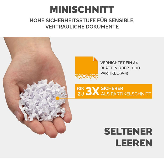 Fellowes Autofeed Aktenvernichter AutoMax 90M: Шредер для паперу з автоподачею, MiniCut (P4), 90 аркушів за 5 хвилин, 17 літрів