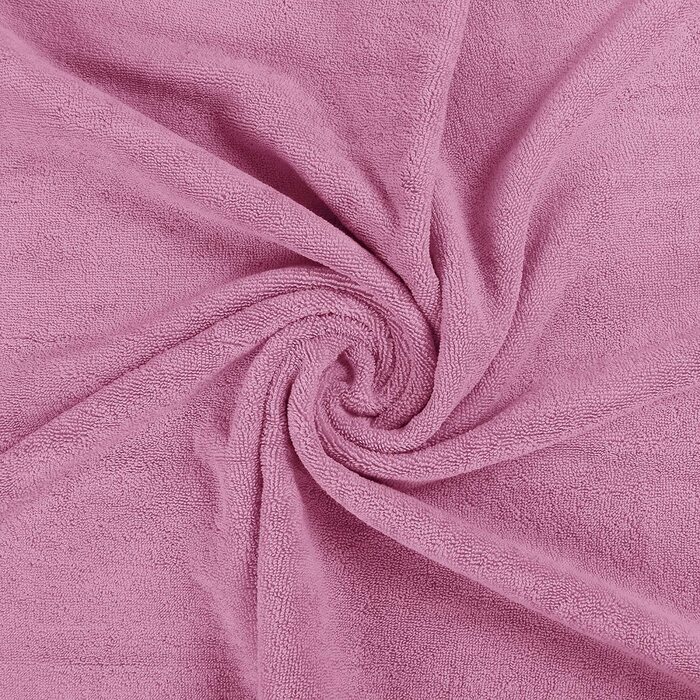 Рушники для ванни Utopia Towels, набір 4 шт, 100% бавовна, 600 г/м², швидковисихаючі, дуже вбираючі, м'які, рожеві, 68.6x137.2 см