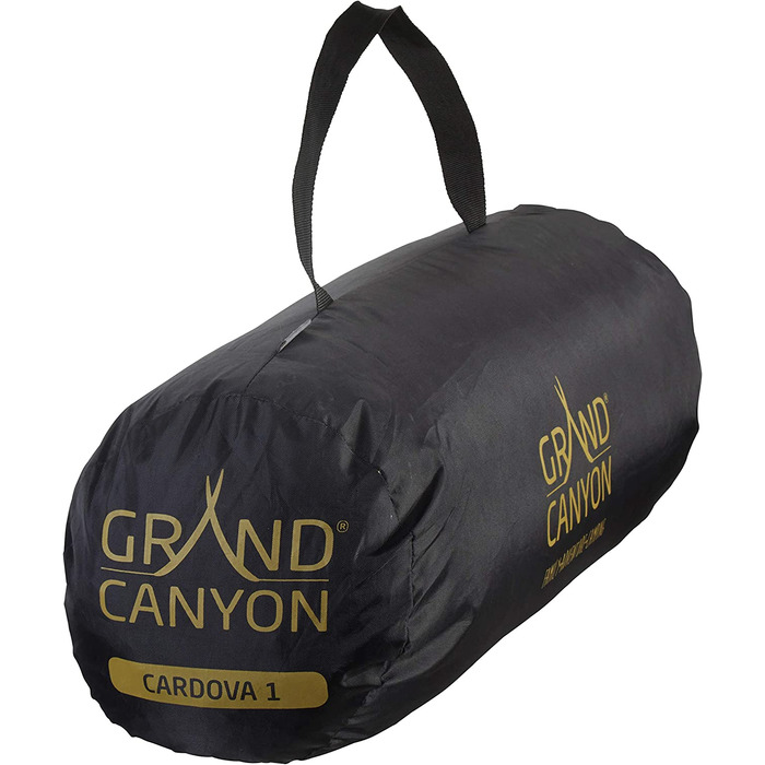 Намет тунельний GRAND CANYON CARDOVA 1 для 1-2 осіб, ультралегкий, водонепроникний, компактний, швидке встановлення, для трекінгу, кемпінгу, оливковий