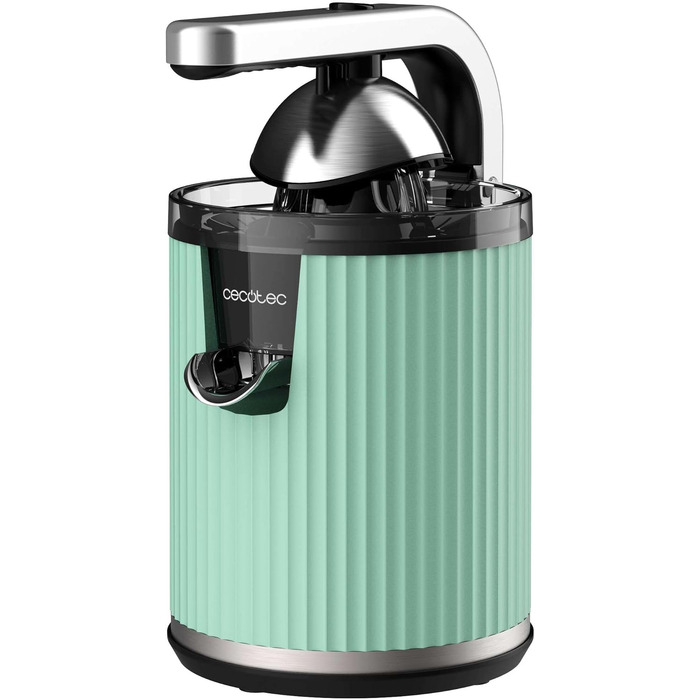 Соковижималка для цитрусових Cecotec Xqueeze RetroJuice 600 Red (600 Вт, нержавіюча сталь, зелений)