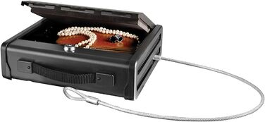 Сейф MASTER LOCK Kompakt P005CEURBLKHRO з комбінацією та кабелем (середній) для документів, прикрас та гаджетів