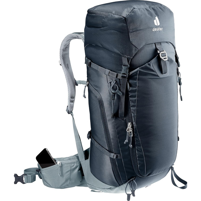 Рюкзак Deuter Trail Pro 36 л для туризму та альпінізму, чорний (модель 2024)