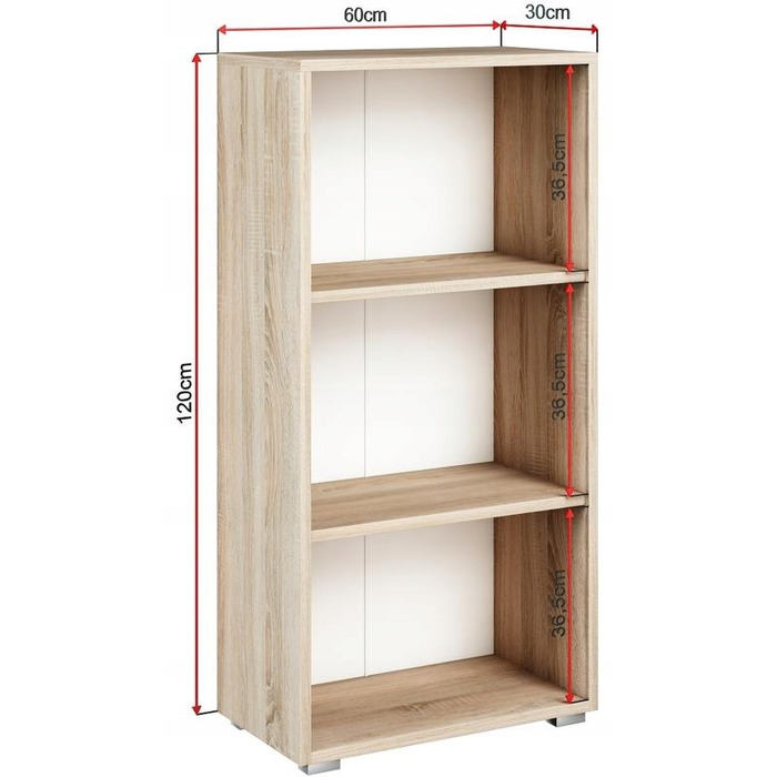 Стелаж Matkam 60 x 120 x 30 см, дуб сонома