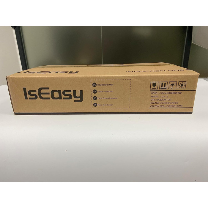 Індукційна варильна поверхня з гнучкими зонами IsEasy Domino 3400Вт, функція Boost