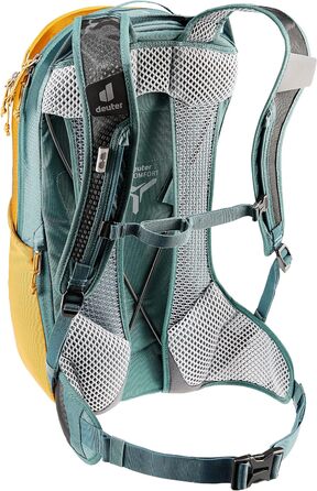 Велорюкзак Deuter Race Air 10, 10 л, кориця/синій, для велосипеда