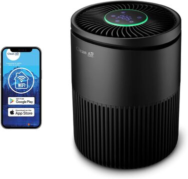 Очистувач повітря Clean Air Optima CA-503 Smart HEPA UV-LED іонізатор, компактний, безшумний вентилятор <10дБ, для кімнат до 30 м², очищення 140 м³/год