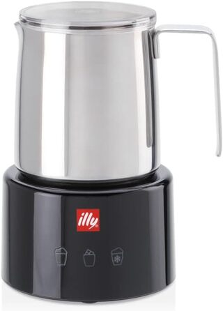 Електричний спінювач молока illy чорний, дизайн Piero Lissoni