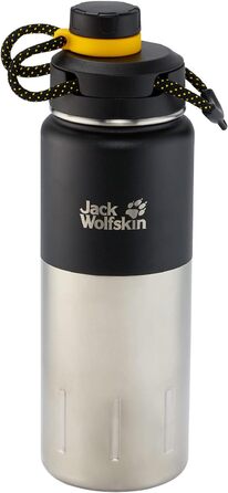 Термобутилка Jack Wolfskin KAROO 0.75 л, чорна, ізотермічна, універсальний розмір