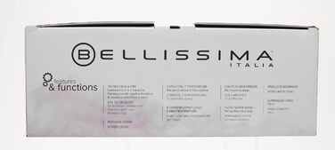 Фен для волосся Bellissima K9 2300 Вт з іонізацією, без фризу, 8 режимів, з функцією зволоження та насадкою для локонів