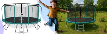 Батут із сіткою Funfit 490 см FT 16 (487-500 см)
