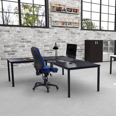 Офісне крісло / Крісло для офісу ZENIT PRO, тканина блакитного кольору hjh OFFICE