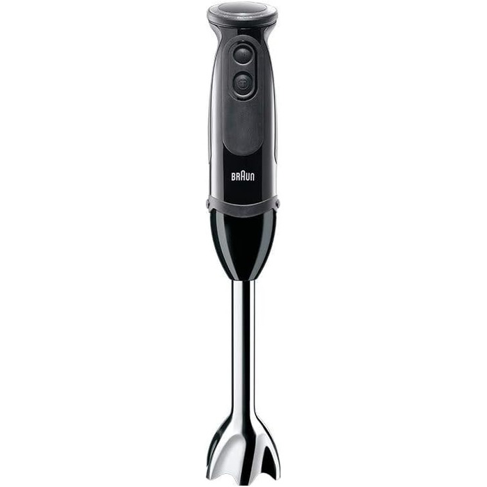 Блендер Braun MultiQuick 5 Vario MQ 5277BK, 1000 Вт, нержавіюча сталь, 4 насадки, чорний