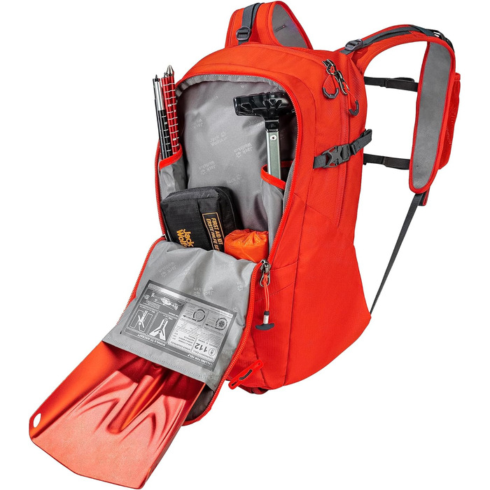 Рюкзак Jack Wolfskin ALPSPITZE PACK 22 літрів, червоний, універсальний розмір