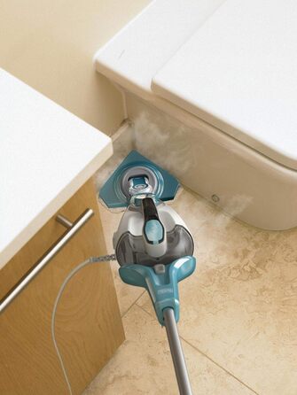 Парова швабра BLACK+DECKER BHSM168DSM-QS 2-в-1, 1600 Вт, Delta-головка, рукавиця SteaMitt, AutoSelect, набір насадок, екологічна ефективна прибирання