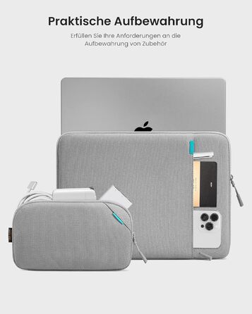 Захисний чохол-сумка tomtoc 360° для MacBook Air 15