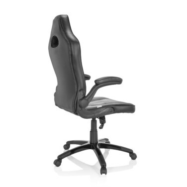 Офісне крісло / крісло керівника GAME SPORT B імітація шкіри чорний HJH OFFICE