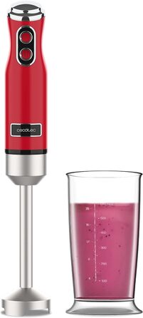 Міксер ручний Cecotec Retro Power 1200MAX, 1200 Вт, 0,5 л, червоний (Vintage)
