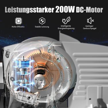 Електричний слайсер YASHE 200W з нержавіючою сталлю, 19 см, регулювання товщини 0-15 мм, для м'яса, сиру, хліба та овочів