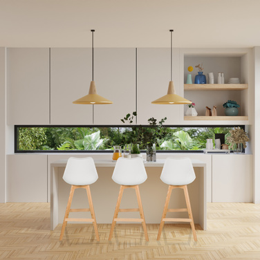 Барні стільці SCANDI HIGH, білі, 2 шт. — hjh LIVING