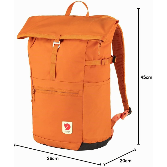 Рюкзак Fjällräven High Coast Foldsack 24л, помаранчевий (Sunset Orange)