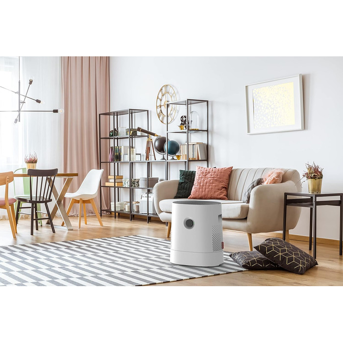 Зволожувач повітря BONECO W220, 6 л, для кімнат до 50 м², дуже тихий <35 дБ, 2 режими, авто-вимкнення, верхнє наповнення, білий