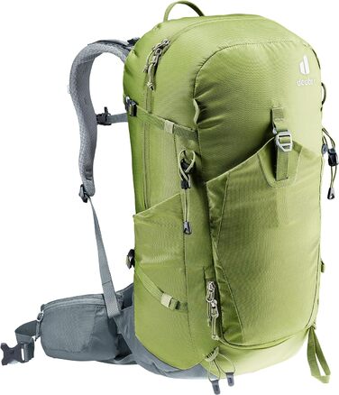Рюкзак для чоловіків Deuter Trail Pro 33 л для альпінізму та туризму, meadow-graphite