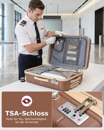 Великий дорожній валіза British Traveer з поліпропілену (PP), жорсткий корпус, з TSA-замком