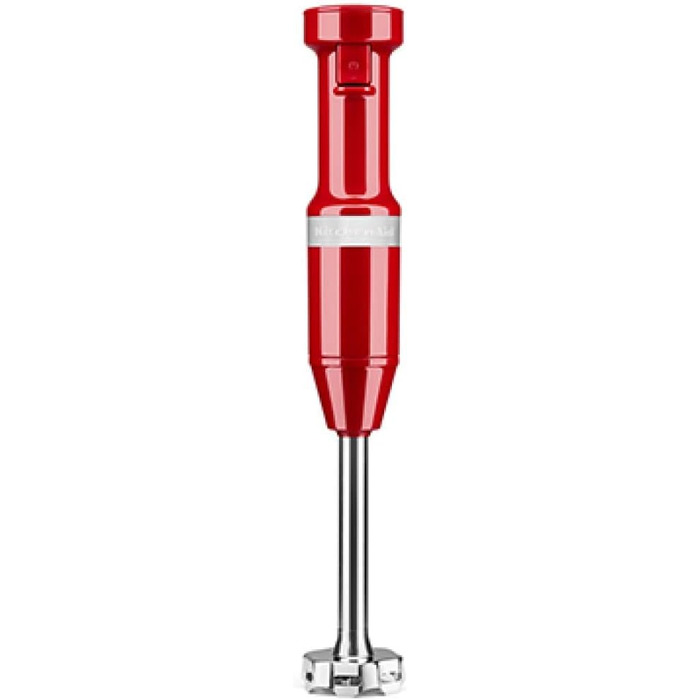 Погружний блендер KitchenAid 5KHBV83EER Empire Red з насадками: подрібнювач, вінчик, мірний стакан 700 мл, захист посуду, 180 Вт
