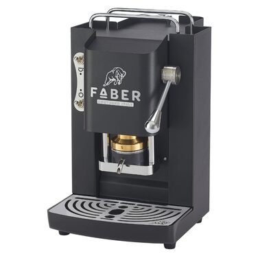 Кавомашина Faber Deluxe 3.0 ESE 44мм з електроклапаном, чорний/хром