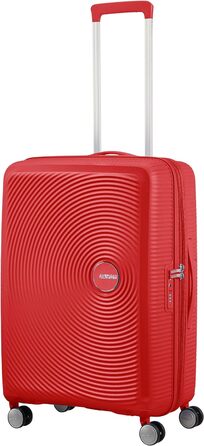 Валіза American Tourister Soundbox розширювана, 67 см, 81 л, червона, з TSA замком, поліпропілен, спінер