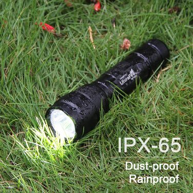 ULTRAFIRE WF-502B LED ліхтарик 1000 лм з чохлом, тактичний міні ліхтарик з тримачем, 360° обертається кліпса для пояса