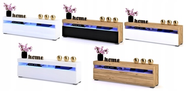 ТВ-тумба PLAY біла, високий глянець + LED-підсвітка