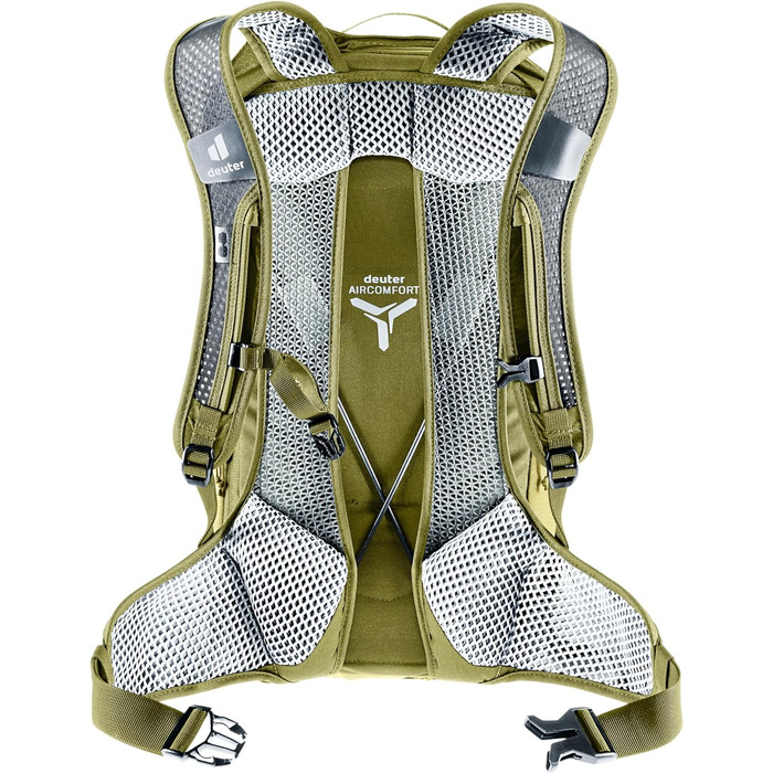 Велосипедний рюкзак Deuter Race Air 14+3 л, лінден-кактус, вентиляція спини