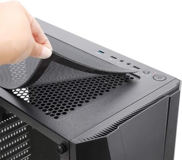 Корпус для ПК SPIRIT OF GAMER Rogue V ATX/MATX/ITX, гартоване скло, 2 ARGB вентилятори 120 мм, сумісний з Aura/MSI Mystic 3Pin