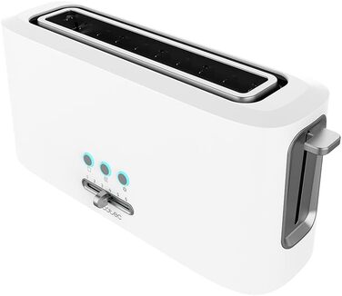 Тостер Cecotec Toast&Taste 9000/10000, білий, з широкими слотами
