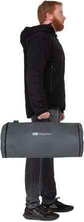 Qeedo Cloudmat Double L самонадувний люкс матрац 205x120x7,5 см для кемпінгу, ізолон, темно-синій