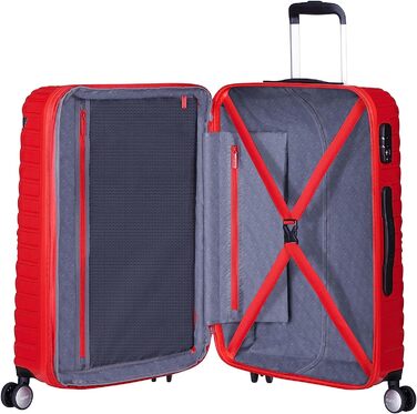Валіза American Tourister Mickey Clouds, розширювана, 66 см, 63/70 л, червона, на колесах, середня