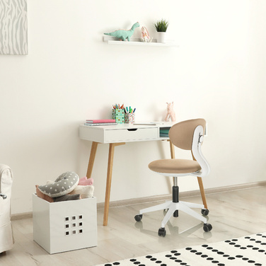 Дитячий письмовий стілець / дитячий стілець MINIMOVO тканина бежева hjh OFFICE