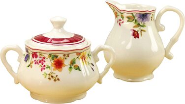 Набір посуду Creatable Cornwall Garden 16145 молочник і цукорниця 2 шт бежевий