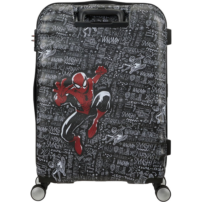 Дорожня валіза American Tourister Marvel Legends Spinner S 55 см, 36 л, багатобарвна (Captain America City), матова
