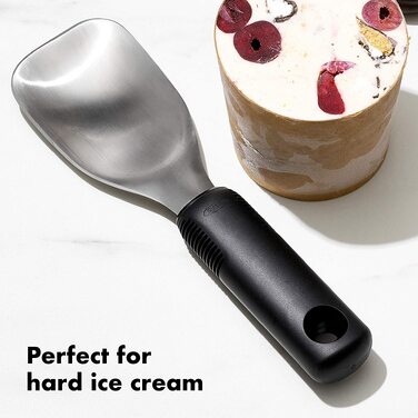 Ложка для морозива OXO Good Grips Robuste з нержавіючої сталі, 26.7 см, чорна